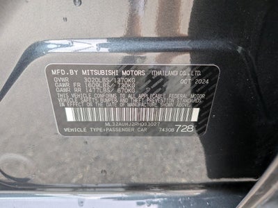 2024 Mitsubishi Mirage ES