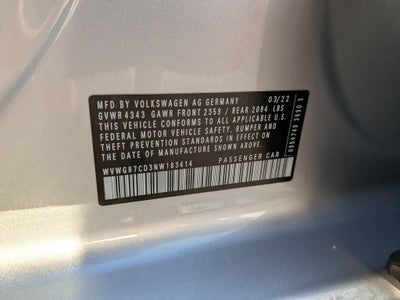2022 Volkswagen Golf GTI 2.0T S