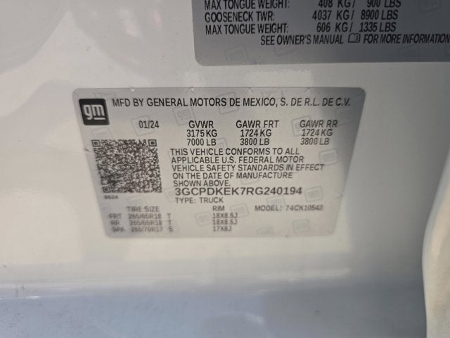 2024 Chevrolet Silverado 1500 LT