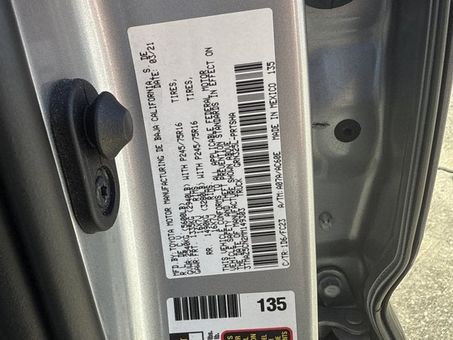 2021 Toyota Tacoma 2WD SR5