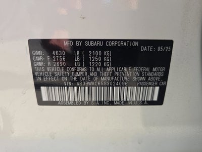 2025 Subaru Legacy Premium