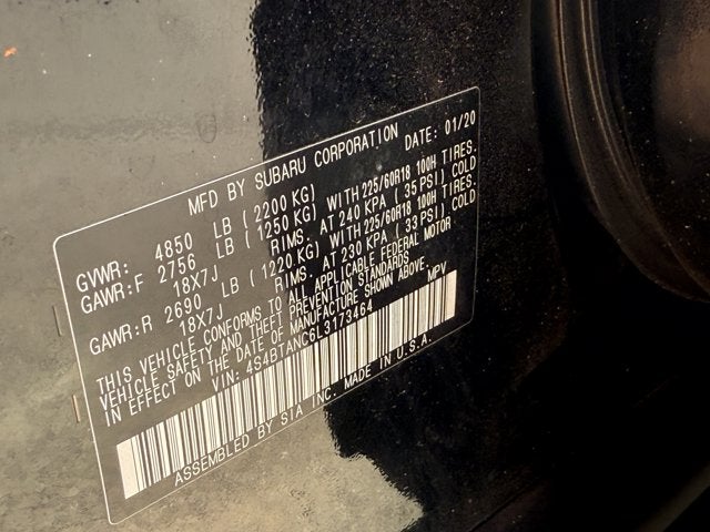 2020 Subaru Outback Limited