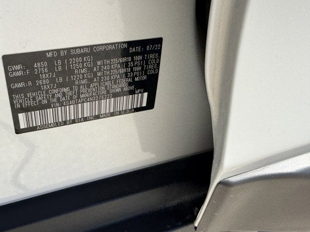 2022 Subaru Outback Touring