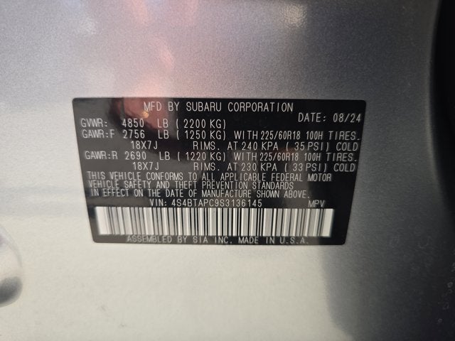 2025 Subaru Outback Touring