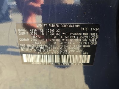 2025 Subaru Outback Touring