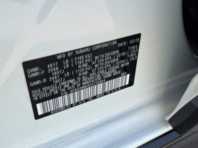 2025 Subaru Crosstrek Limited