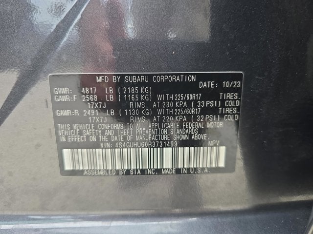 2024 Subaru Crosstrek Wilderness