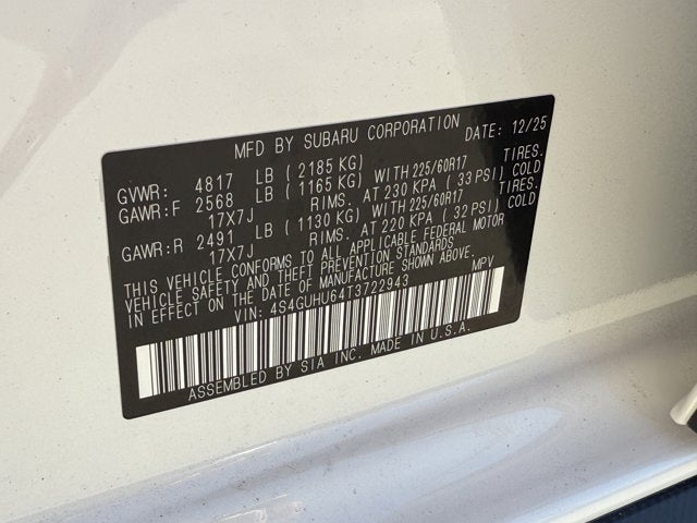 2026 Subaru Crosstrek Wilderness