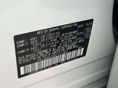2026 Subaru Forester Premium