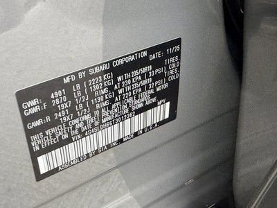 2026 Subaru Forester Sport