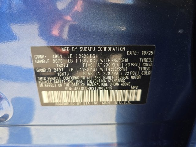 2026 Subaru Forester Limited
