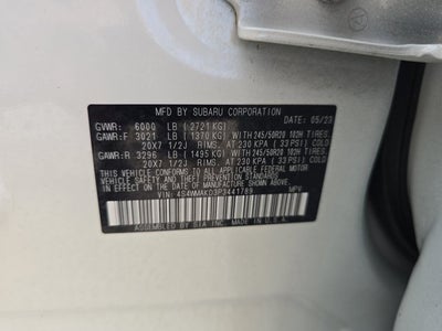 2023 Subaru Ascent Onyx Edition Limited