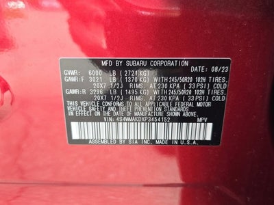 2023 Subaru Ascent Onyx Edition Limited