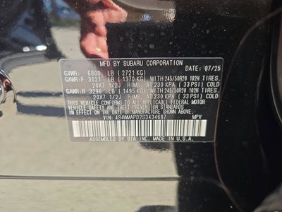 2025 Subaru Ascent Limited