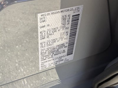 2025 Nissan Pathfinder Platinum