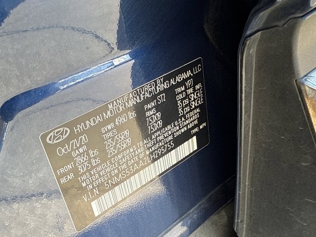 2020 Hyundai Santa Fe Limited