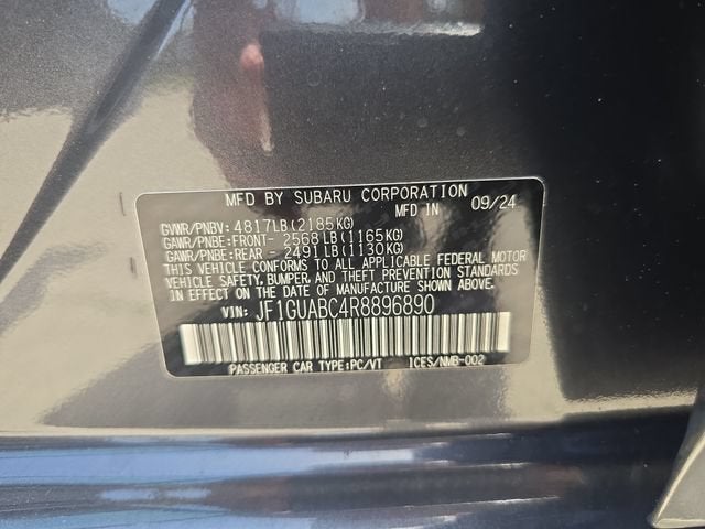 2024 Subaru Impreza Base