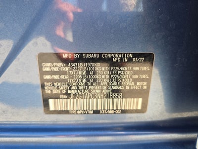 2022 Subaru Crosstrek Premium