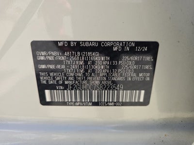 2025 Subaru Crosstrek Premium