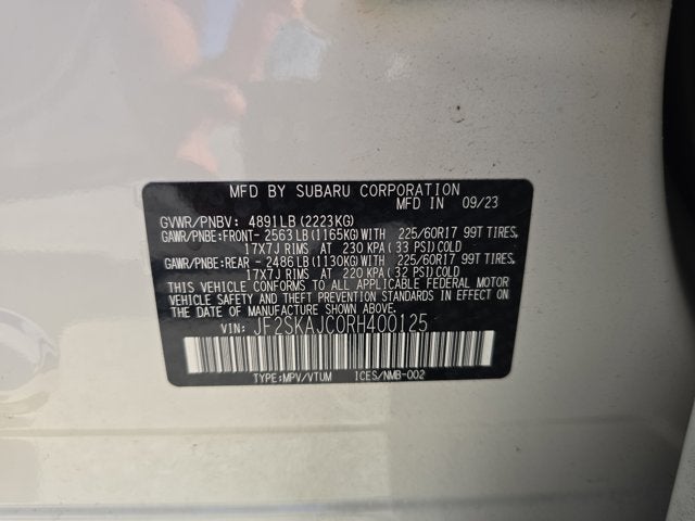 2024 Subaru Forester Wilderness