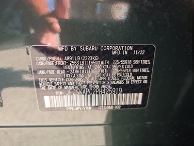 2023 Subaru Forester Limited