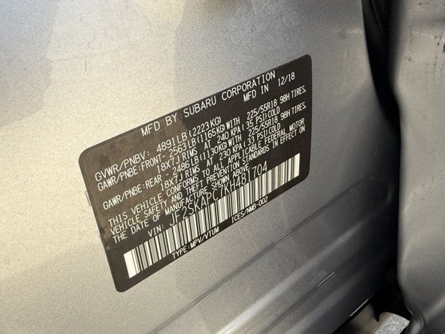 2019 Subaru Forester Sport