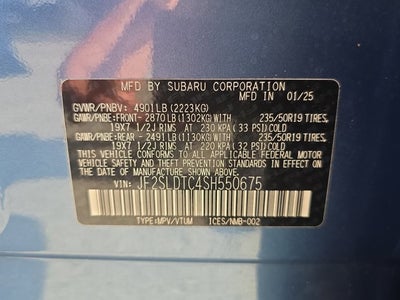 2025 Subaru Forester Touring