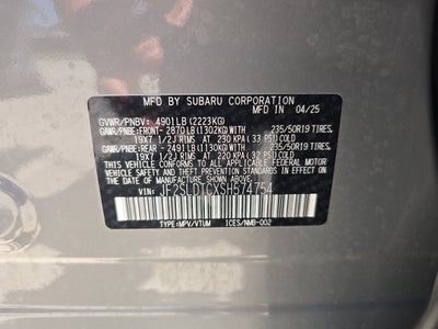 2025 Subaru Forester Touring