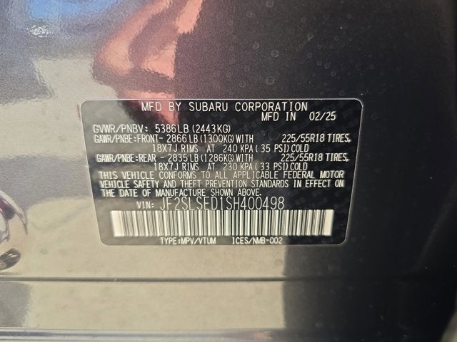 2025 Subaru Forester Premium Hybrid