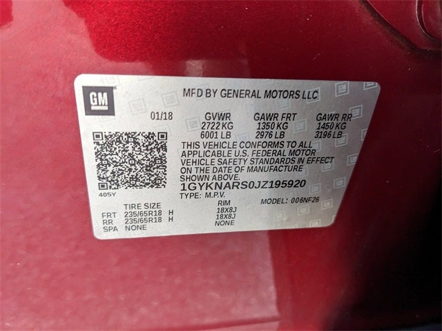 2018 Cadillac XT5 Base