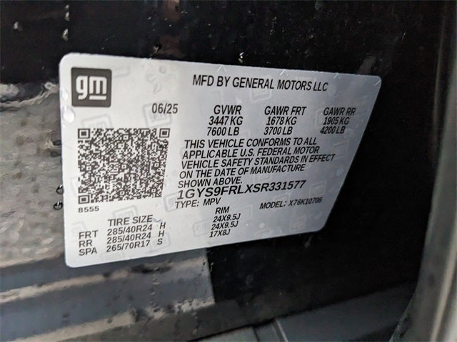 2025 Cadillac Escalade Sport