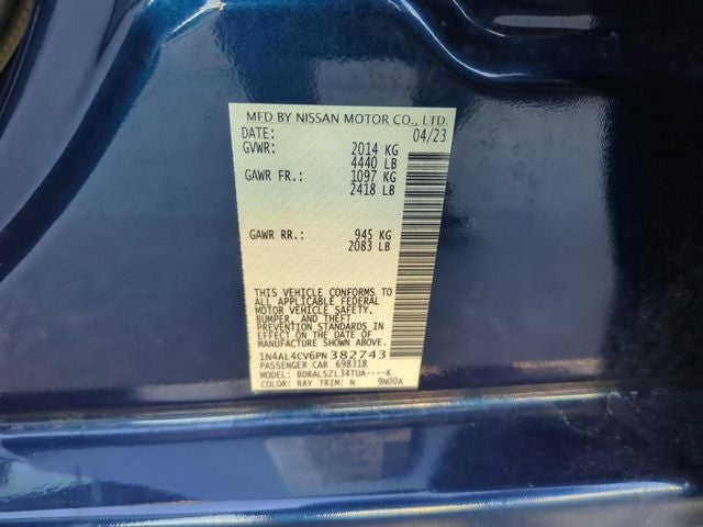 2023 Nissan Altima 2.0 SR