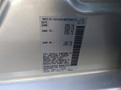 2024 Nissan Altima 2.5 SV