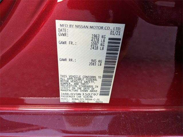 2021 Nissan Altima 2.5 SL