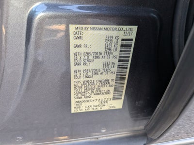 2018 Nissan Frontier SV