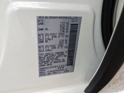 2026 Nissan Frontier SV