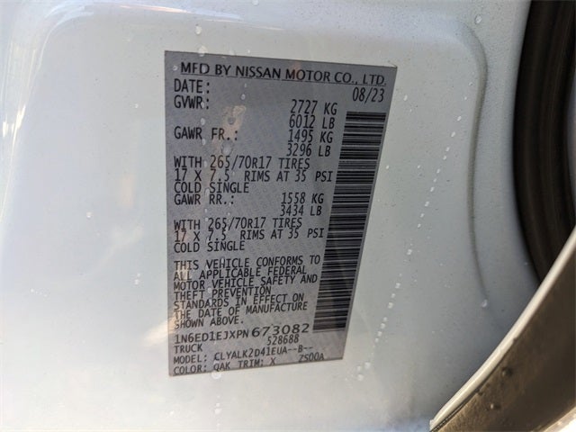 2023 Nissan Frontier PRO-X