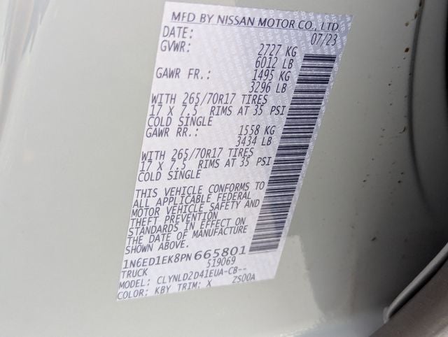 2023 Nissan Frontier PRO-4X