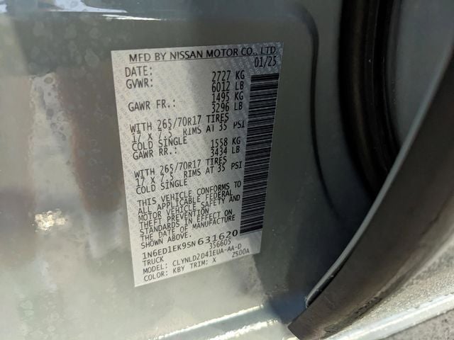 2025 Nissan Frontier PRO-4X