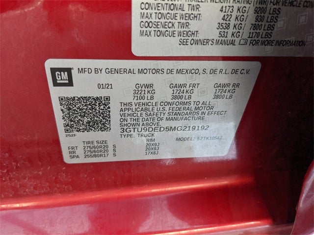 2021 GMC Sierra 1500 SLT