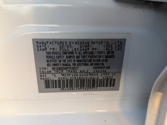 2023 Nissan Sentra SV