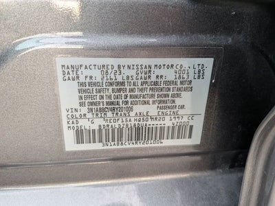 2024 Nissan Sentra SV