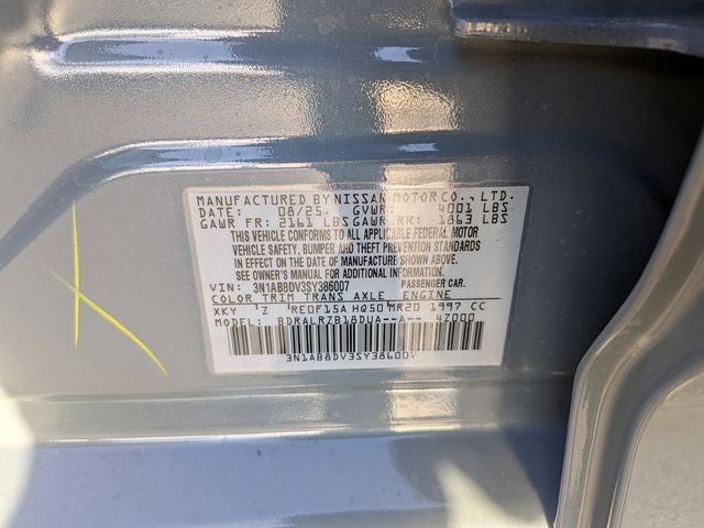 2025 Nissan Sentra SR