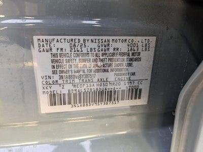 2025 Nissan Sentra SR