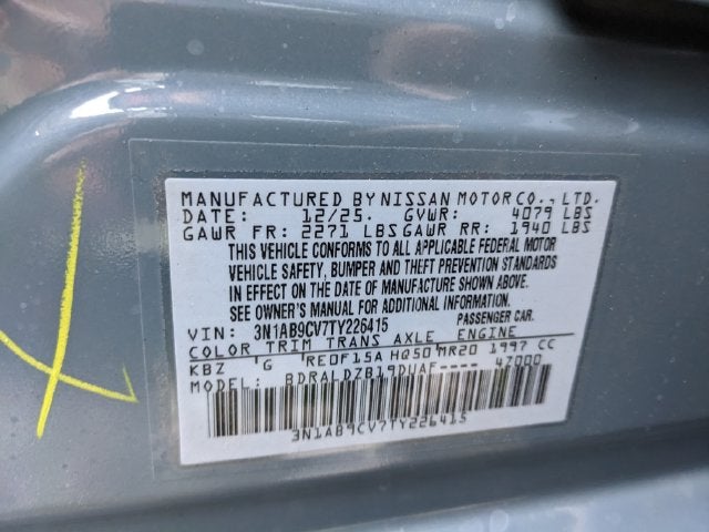 2026 Nissan Sentra SV