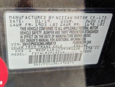 2019 Nissan Kicks S