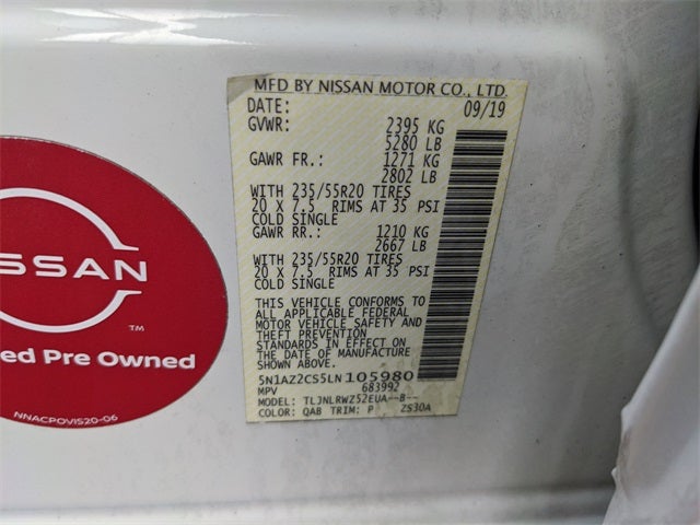 2020 Nissan Murano SL