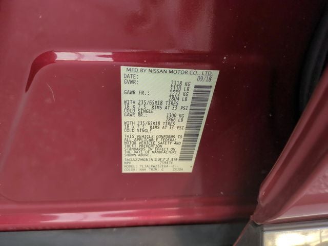 2018 Nissan Murano SL