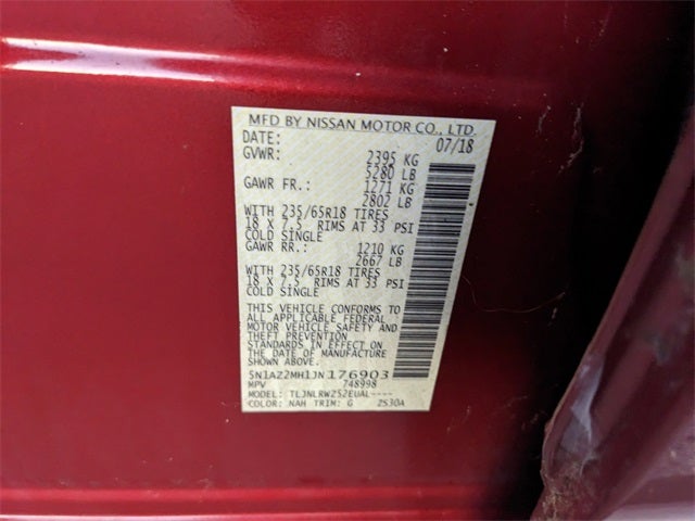 2018 Nissan Murano SL