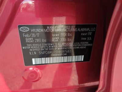 2017 Hyundai Elantra Value Edition